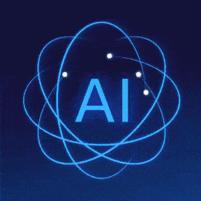 The AI machine analyzing data